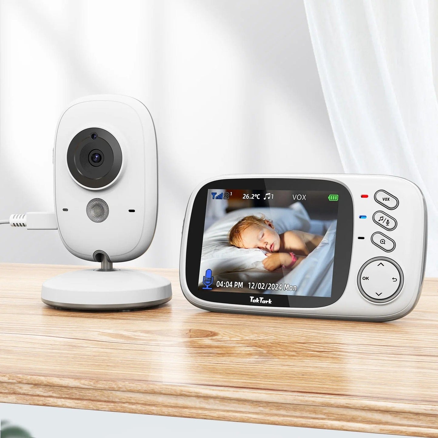 BM603 Baby Monitor – Compact Design with EU Plug