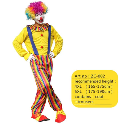 Clown Costume Fancy Dress Up TV Show Video Program Carnival Party