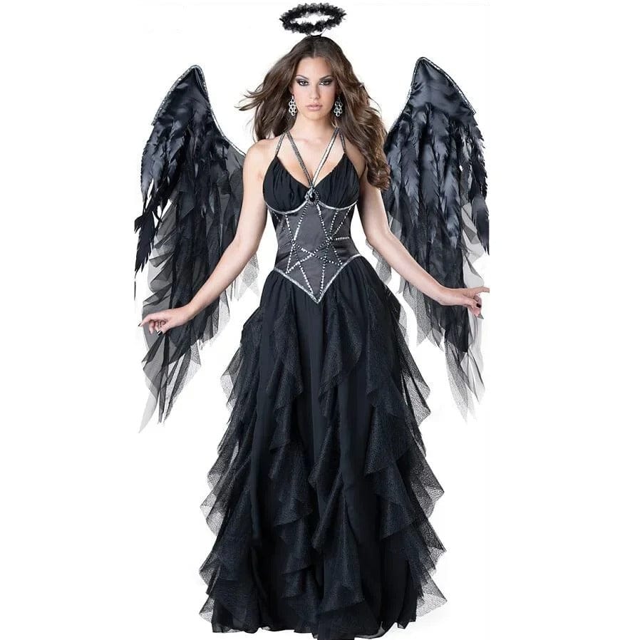 Angel Costume Lady Gothic Fallen