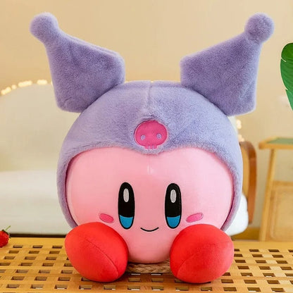 Kirby Cosplay Plush Pillow Kuromi Edition