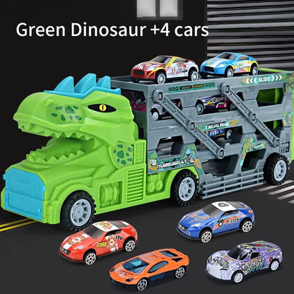 Dinosaur Truck 4-Car Carrier