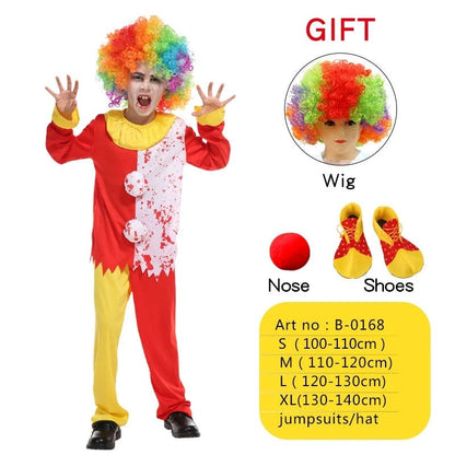 Clown Costume Kids Naughty Clown Dress Up