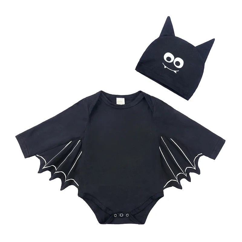 Baby Halloween Costume Bat Wing Toddler Girls Jumpsuit