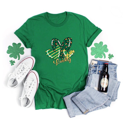 Stylish St. Patrick’s Day Clover Tee