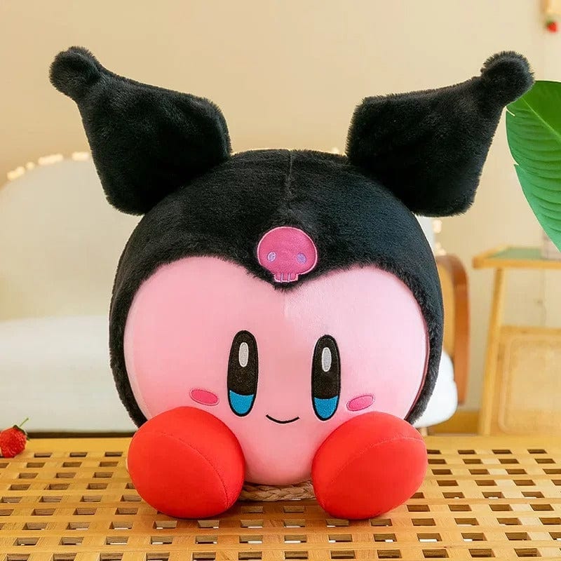 Kirby Cosplay Plush Pillow Kuromi Edition