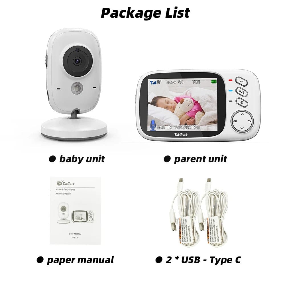 BM603 Baby Monitor – Compact Design with EU Plug