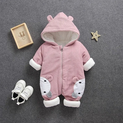 Baby Snowsuit Romper - Warm Cotton Winter Coat