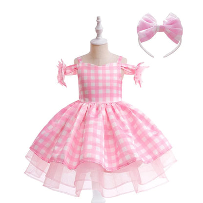 Barbie Costume Kids Little Princess Dress