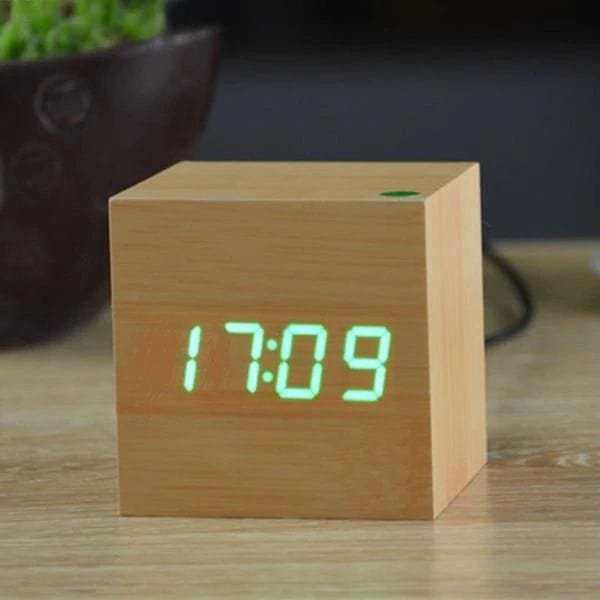 Stylish Cube Digital Desk Clock