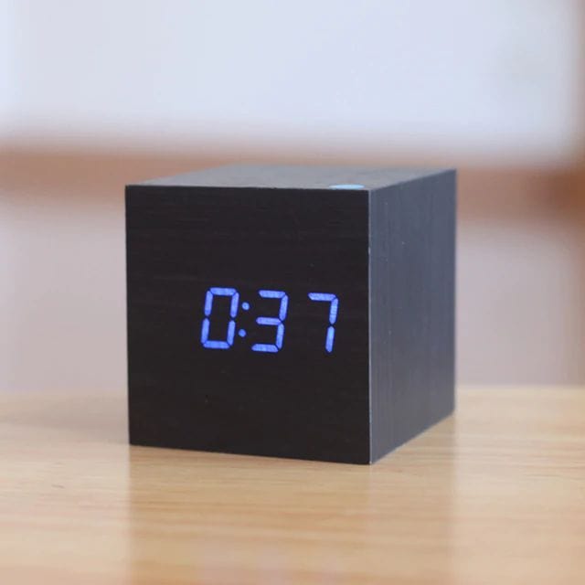 Stylish Cube Digital Desk Clock