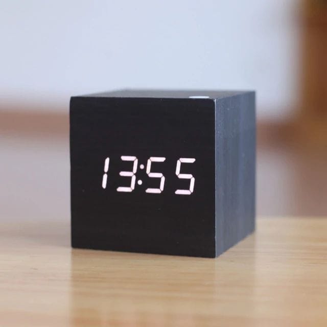 Stylish Cube Digital Desk Clock