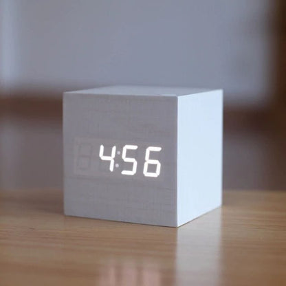 Stylish Cube Digital Desk Clock