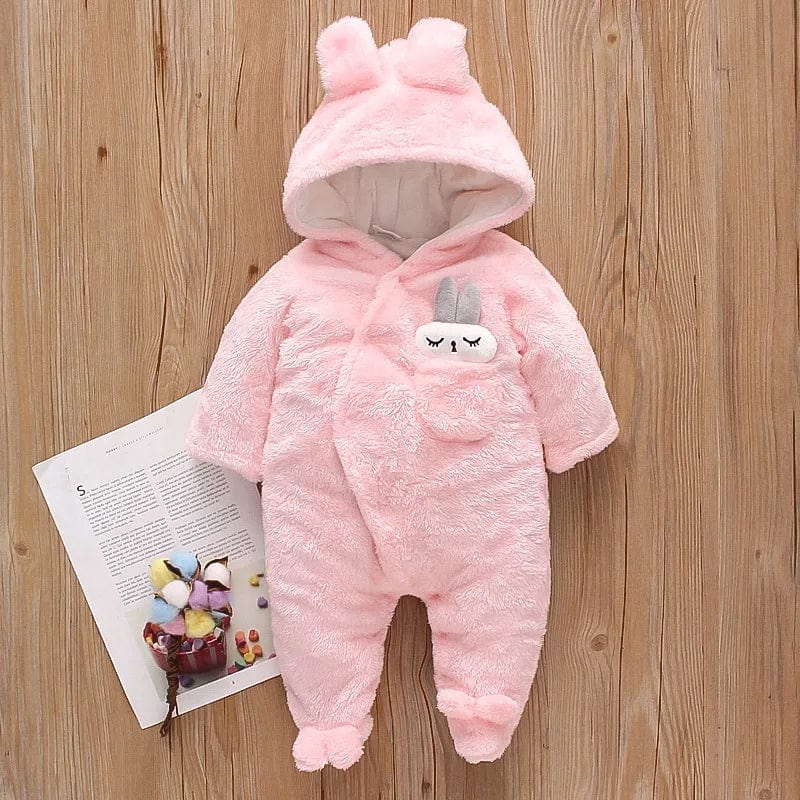 Baby Bunny & Puppy Plush Snowsuit