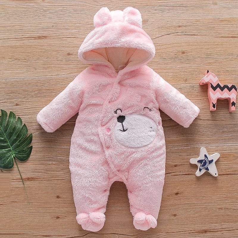 Baby Bunny & Puppy Plush Snowsuit