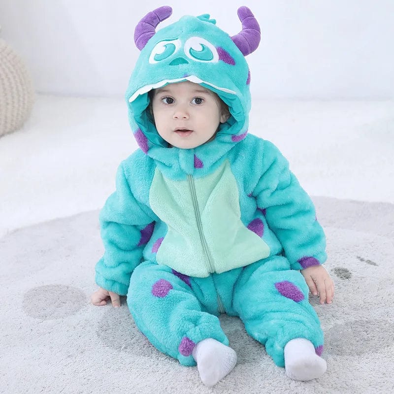 Fleece Cute Baby Snowsuit