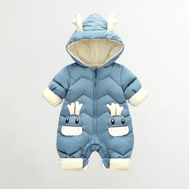 2024 Baby Snowsuit - Winter Velvet Romper