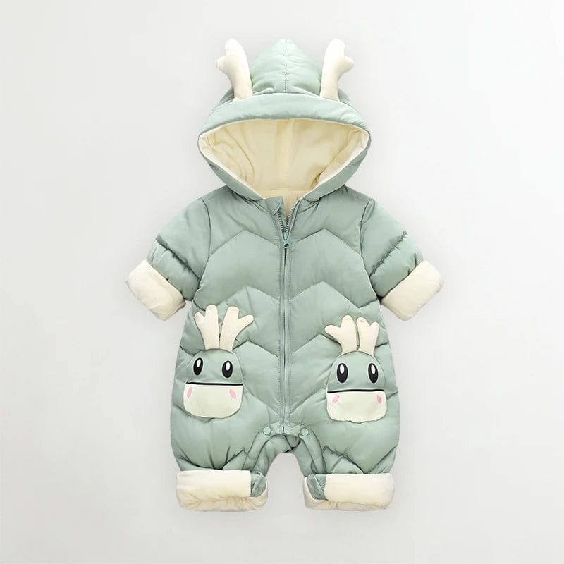 2024 Baby Snowsuit - Winter Velvet Romper