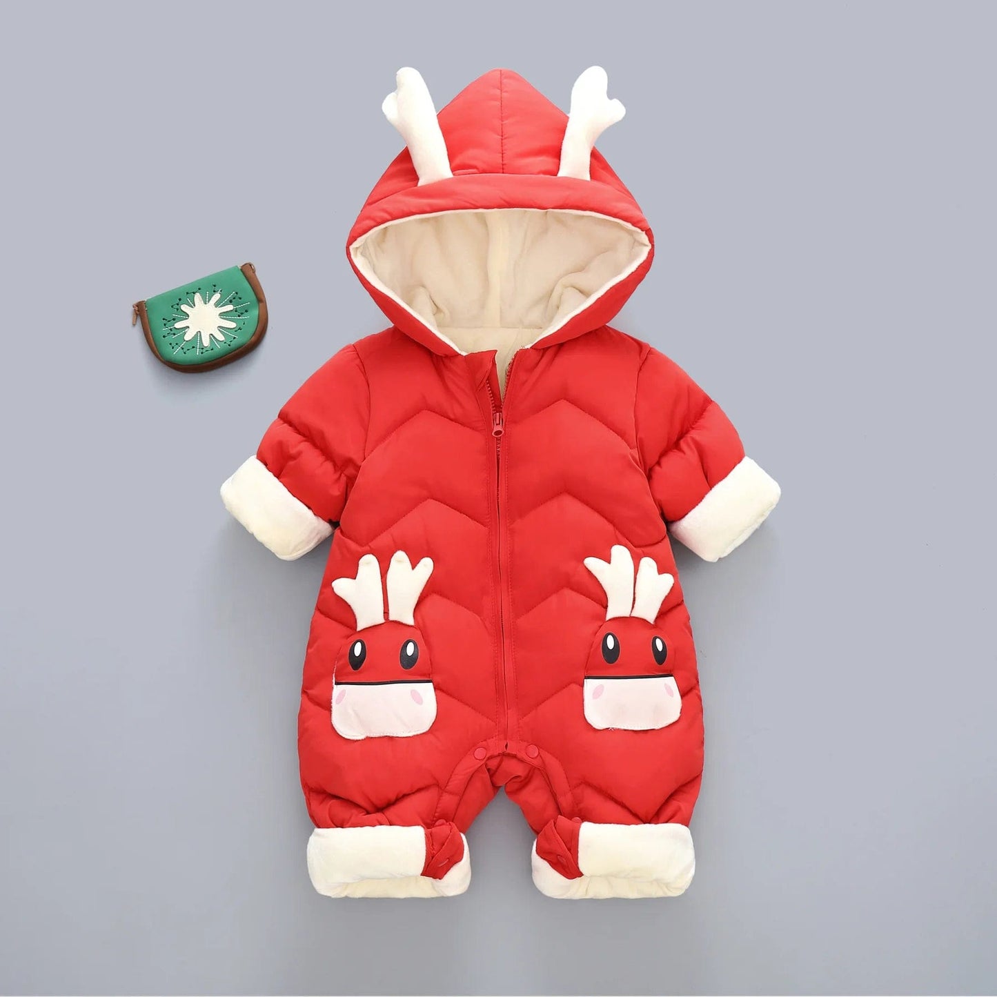 2024 Baby Snowsuit - Winter Velvet Romper