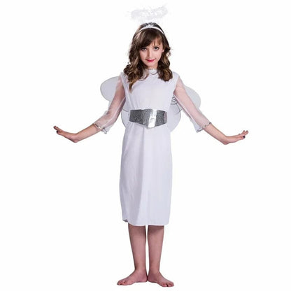 Angel Costume Kids White Halo Angel Set