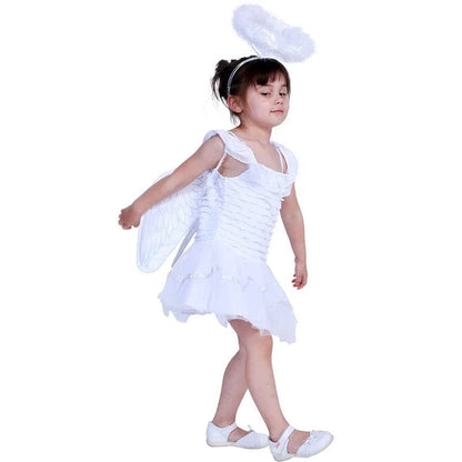 Angel Costume Kids White Halo Angel Set