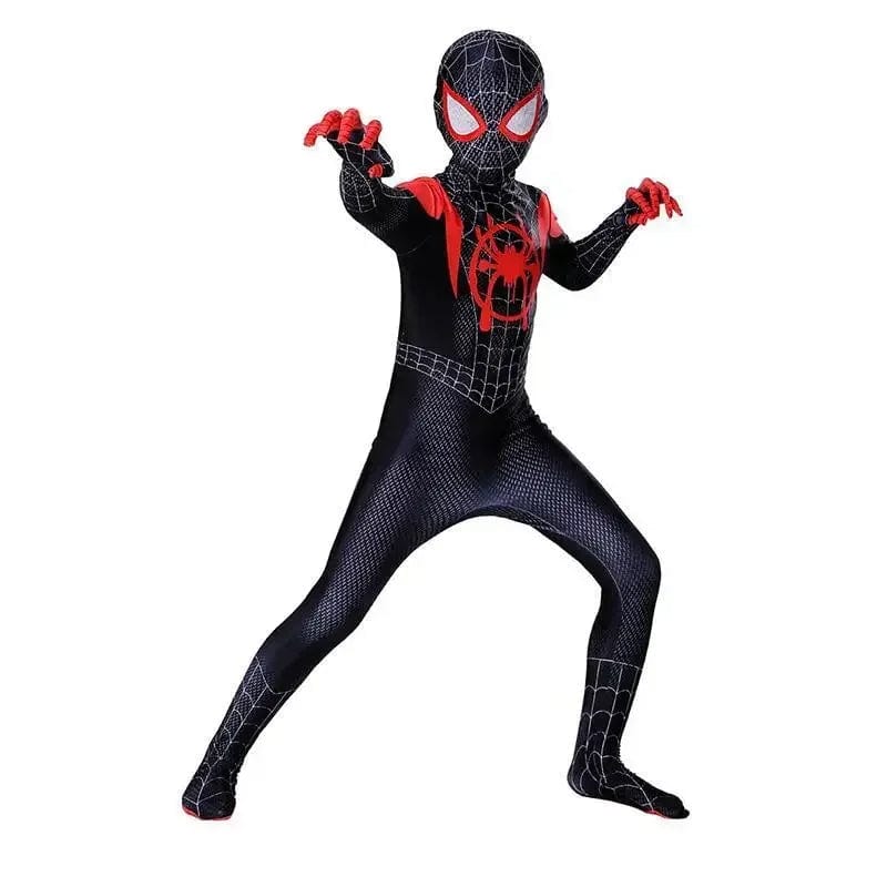 Spiderman Costume Kids Spiderman Superhero with Cloak