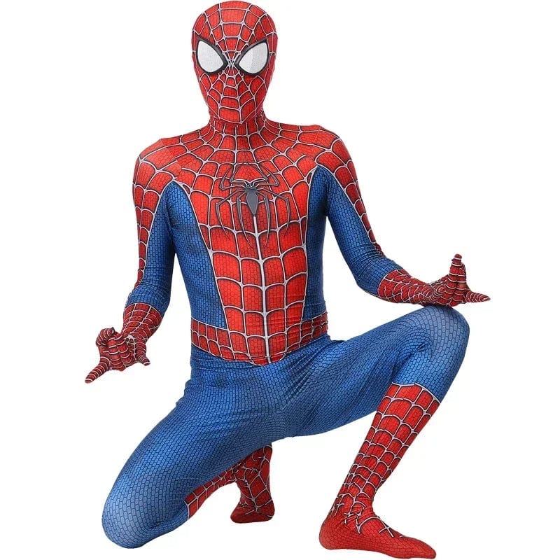 Spiderman Costume Kids Spiderman Superhero with Cloak