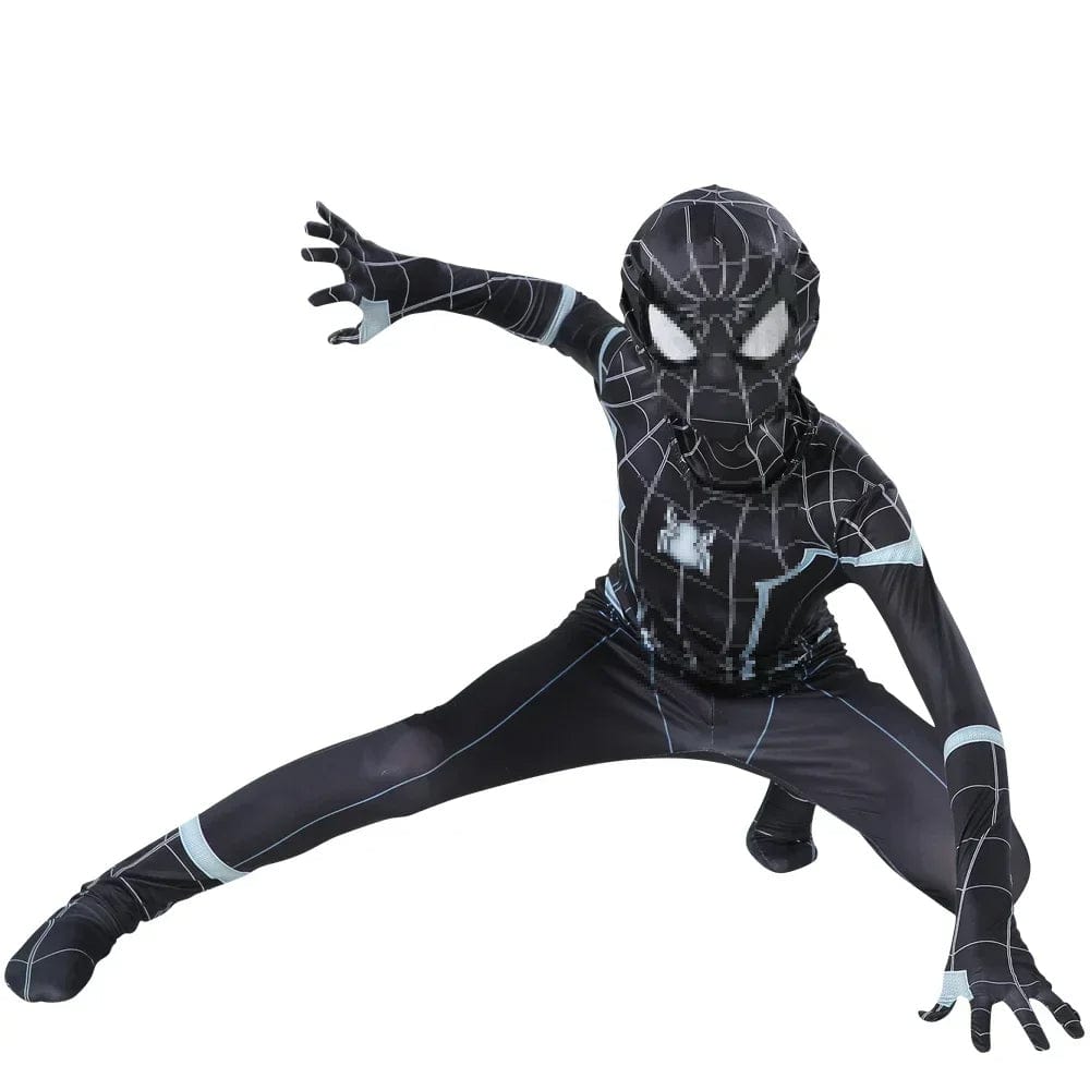 Spiderman Costume Kids Spiderman Superhero with Cloak