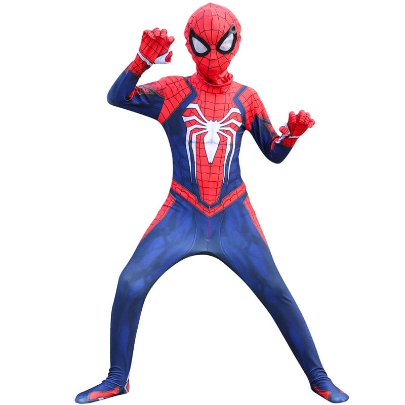 Spiderman Costume Kids Spiderman Superhero with Cloak